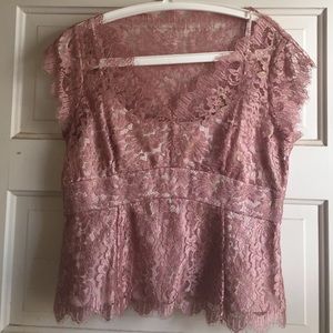 Ann Taylor Lace Blouse