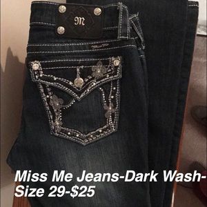 Miss Me Jeans Size 29 -