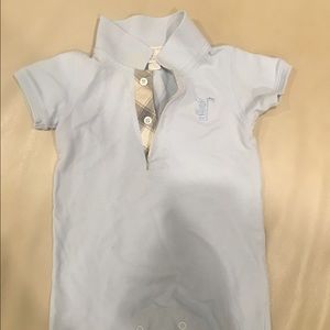 Burberry baby onesie
