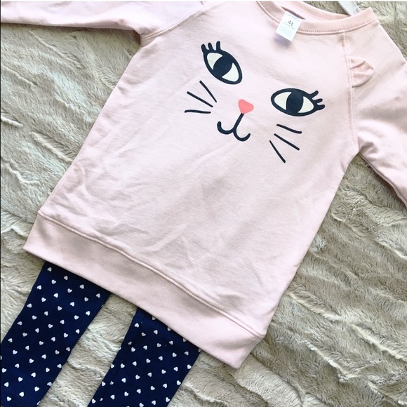 {toddler🌻} Carter's Cat Eye 2 piece set