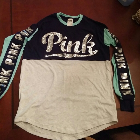 PINK Victoria's Secret Tops - VS PINK BLING SHIRT