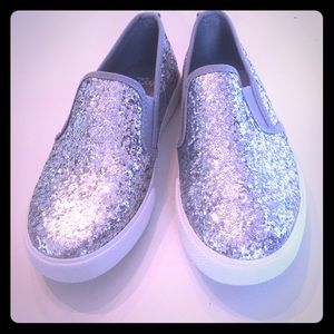 GAP girls sparkle slip on shoes