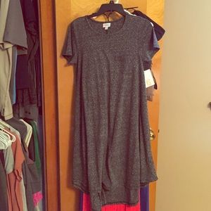 Lularoe grey Carly dress XS