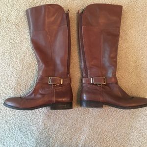 Marc Fisher Wide Calf leather boots