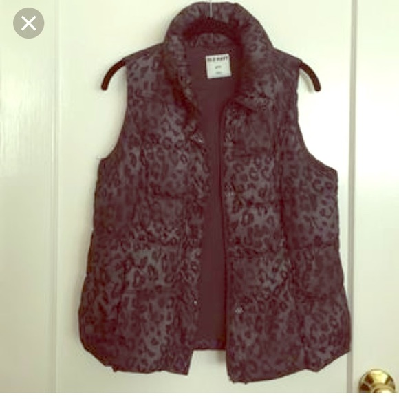 Leopard Puffer Vest