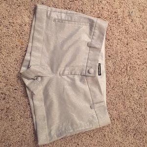 Sexy shimmering shorts