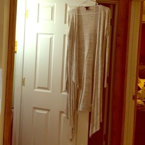 Long fine knit cardigan H&M