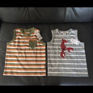 2 Gymboree boys tank tops 4T