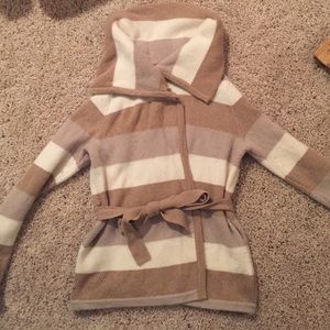 Warm and cozy wrap sweater