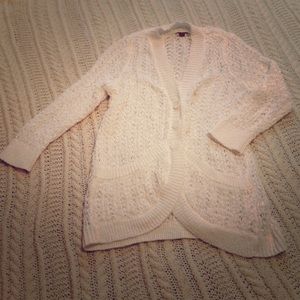 NWOT White Cardigan