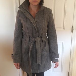 GUC grey Calvin Klein wool coat