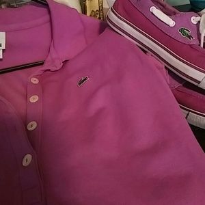 Lacoste polo shirt & matching loafers