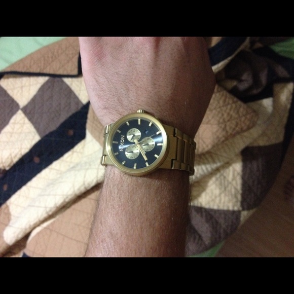 Gold Nixon watch