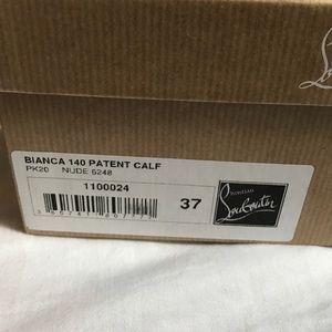 Empty Christian Louboutin box