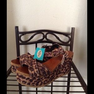 Sale! Leopard Wedges