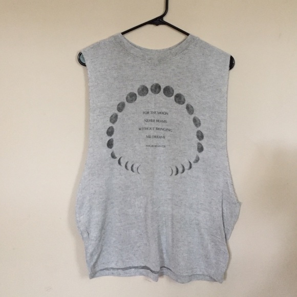 UO gray moon muscle tee