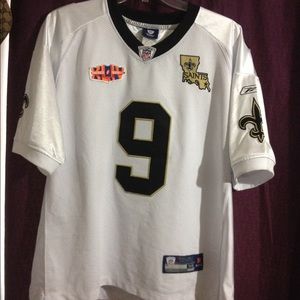 Super Bowl authentic Drew Brees Saints jersey