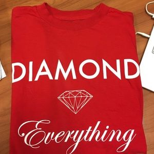 Tee shirt , red diamond shirt