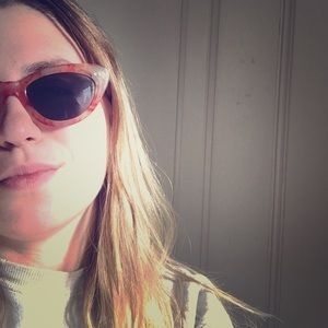 Vintage tortoiseshell cat eye sunglasses