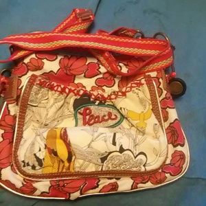 Floral Cloth Satchel