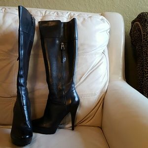 Guess by Marciano leather stilleto boots