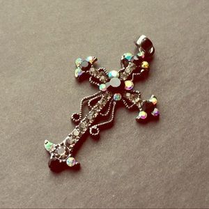 Gothic Style Cross Pendant