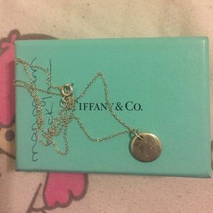 Tiffany and co necklace monogram C necklace