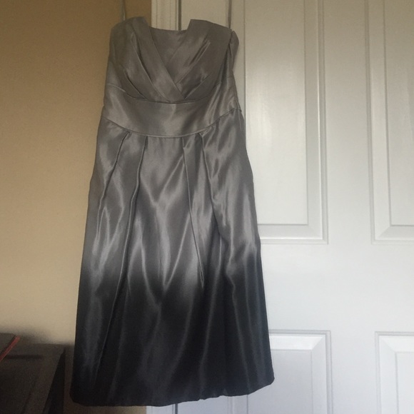 Short gray ombre dress