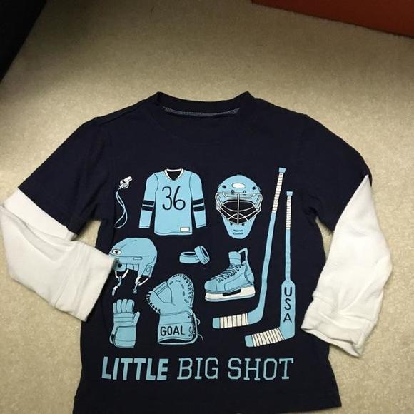 Carters hockey long sleeve tee