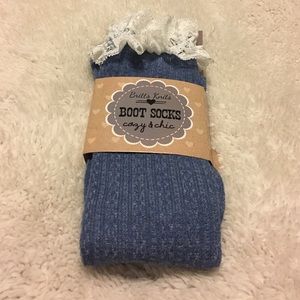 Adorable knit boot socks