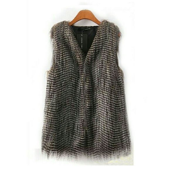 Faux fur vest - COMING SOON - Picture 4 of 4