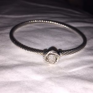 David Yurman Infinity Bracelet with Diamonds