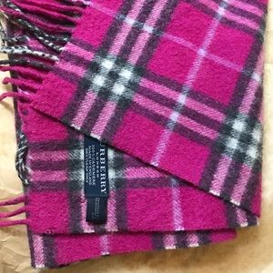 Authentic Burberry 100% cashmere scarf