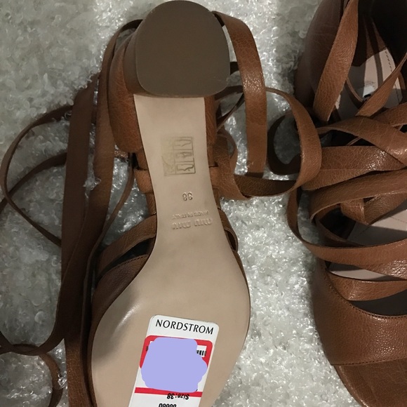 Miu miu leather gladiator wrap sandals - Picture 4 of 4