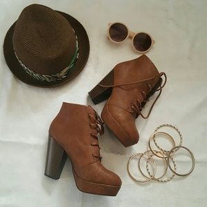 Brown Ankle Booties