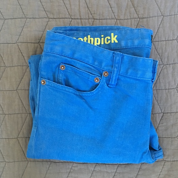 J CREW Blue Toothpick Denim