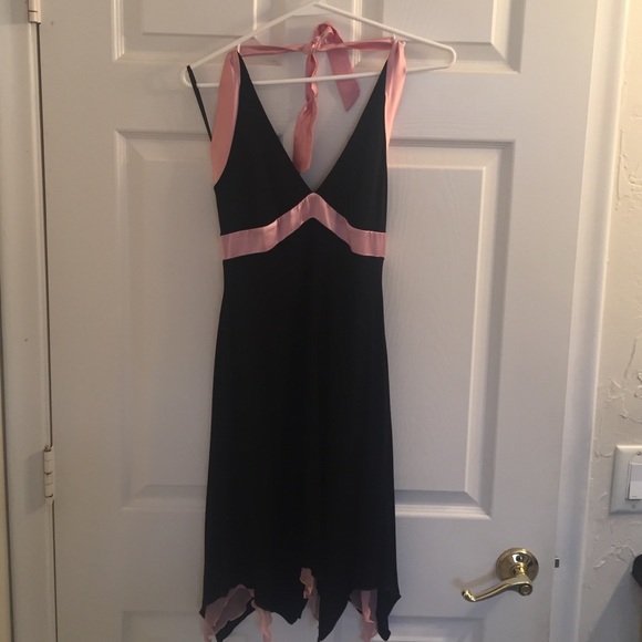 Black and pink Bebe dress