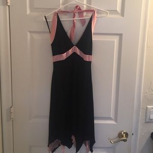 Black and pink Bebe dress