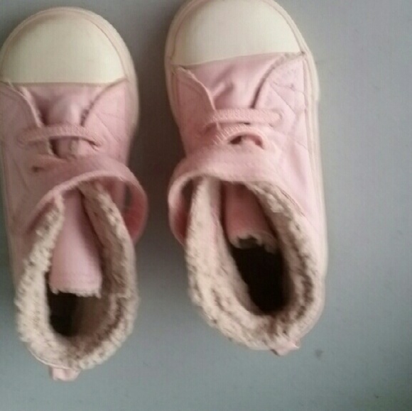 Light Pink high top Garanimals Sneakers