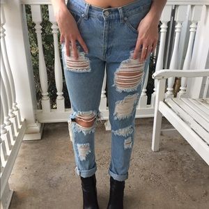 Brandy Melville ripped jeans