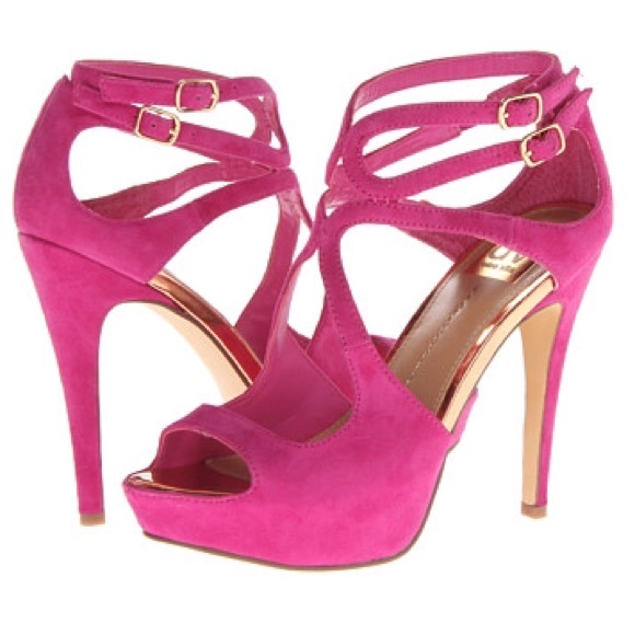 NEW! DV by Dolce Vita HOT PINK SUEDE Stilettos