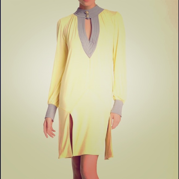 SALE Nuvula Mock Collar Keyhole Dress