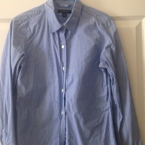 Banana Republic Blue tailored button down.
