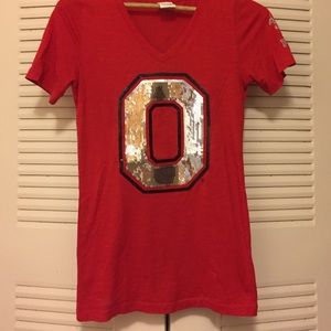 Pink Ohio state t shirt