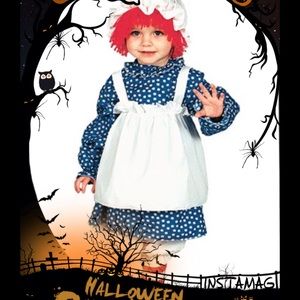 SOLD ON FACEBOOK  girls costume Raggedy Ann