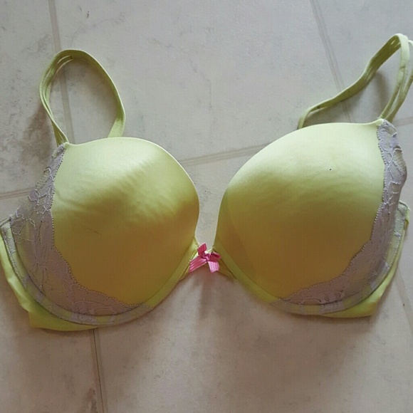 36 dd lime green Victoria secret bra