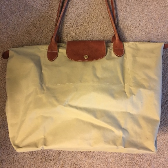 Longchamp beige shopper