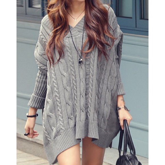 ▫️◽️Simple Cute V-Neck Loose Fitted Sweater◽️▫️