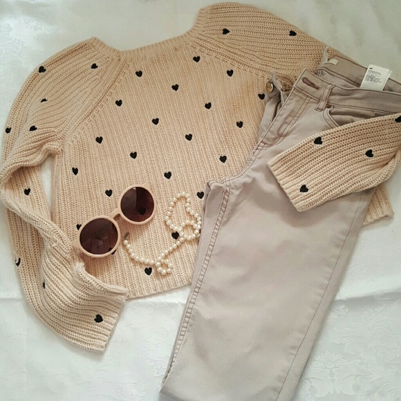 Heart Design Sweater