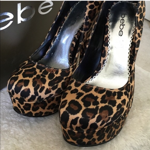 Bebe Leopard print shoes - Picture 2 of 4